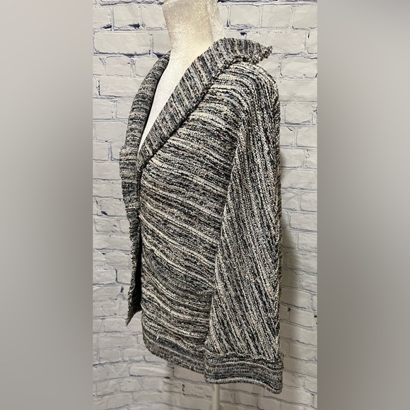 Splendid Textured Tweed Woven Multicolor Dolman Oversize Cardigan Medium - Picture 3 of 7